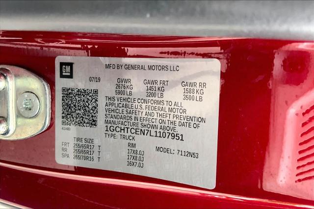 2020 Chevrolet Colorado 4WD Extended Cab Long Box LT