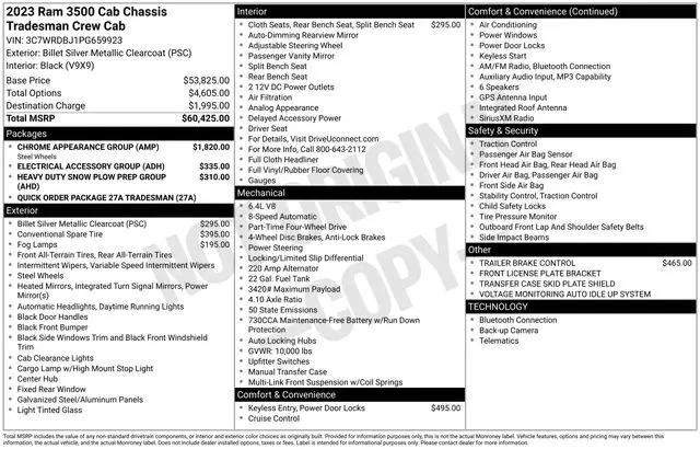 2023 Ram 3500 Tradesman/SLT