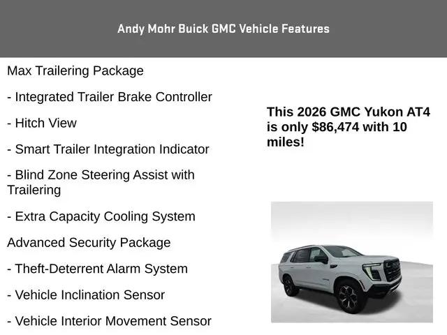2026 GMC Yukon 4WD AT4