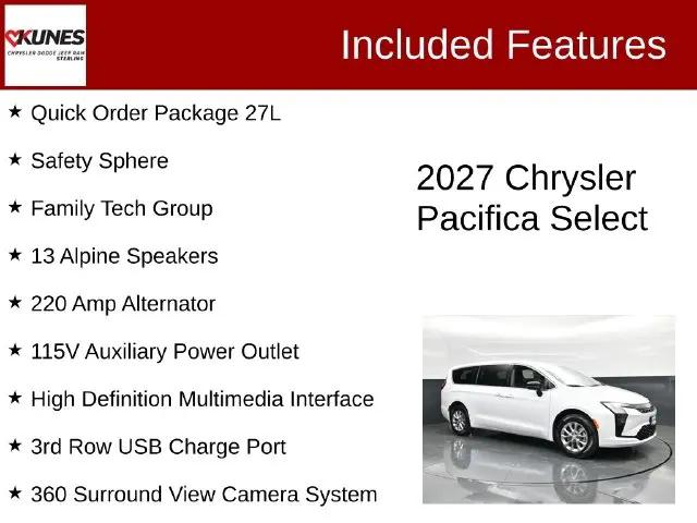 2027 Chrysler Pacifica Select AWD