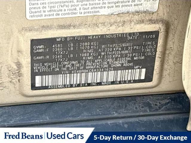 2010 Subaru Outback 2.5i Limited
