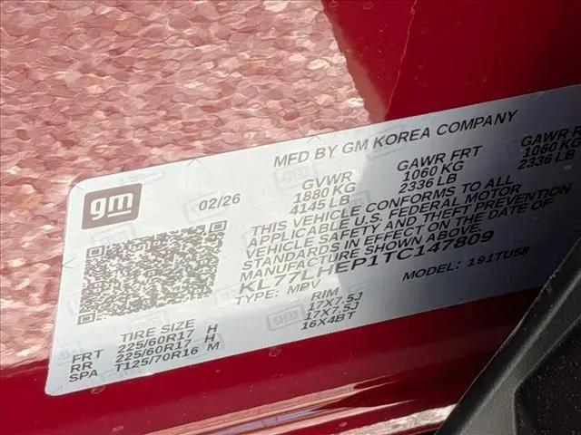 2026 Chevrolet Trax FWD LT