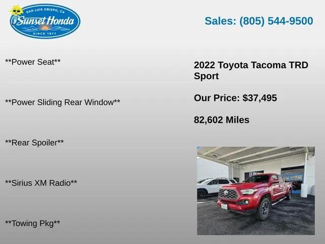 2022 Toyota Tacoma TRD Sport
