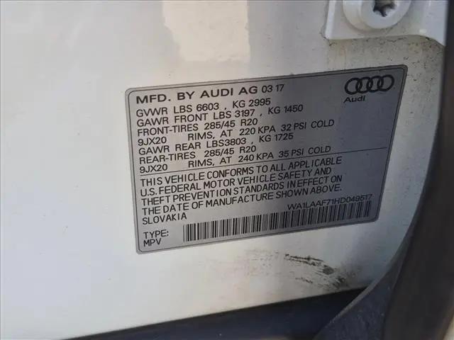 2017 Audi Q7 3.0T Premium