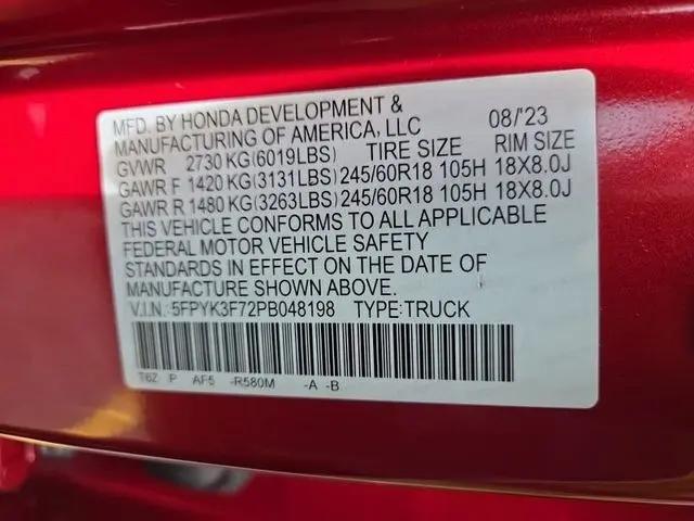 2023 Honda Ridgeline RTL-E