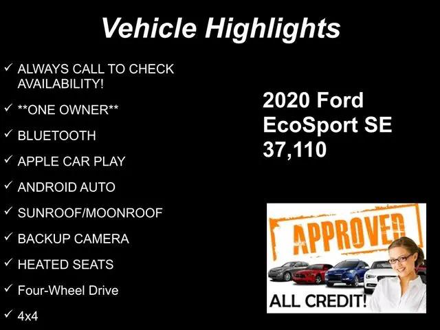 2020 Ford EcoSport SE