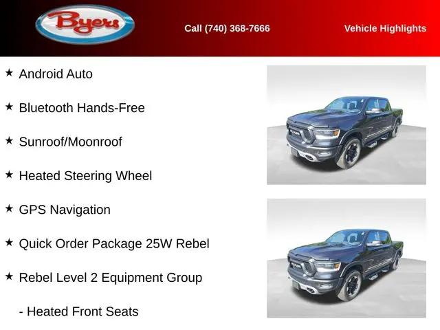 2021 Ram 1500 Rebel Crew Cab 4x4 5'7" Box
