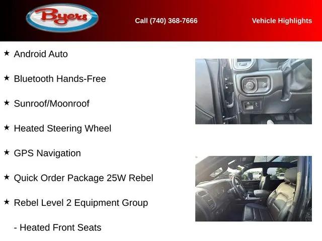 2021 Ram 1500 Rebel Crew Cab 4x4 5'7" Box