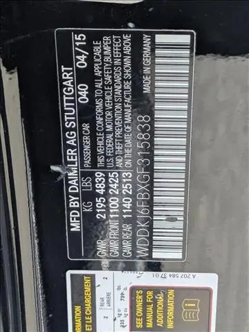 2016 Mercedes-Benz 400 E 400