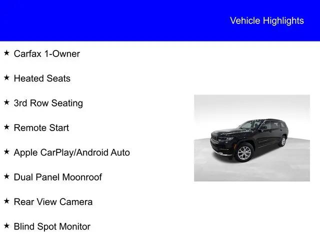 2022 Jeep Grand Cherokee L Limited 4x4