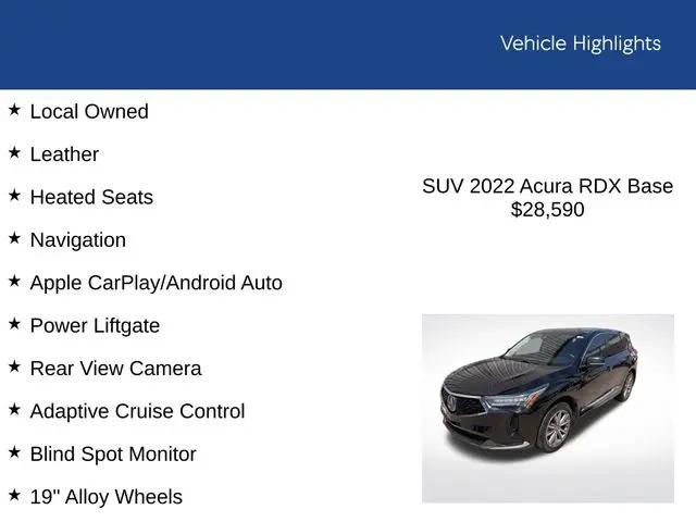 2022 Acura RDX Technology Package