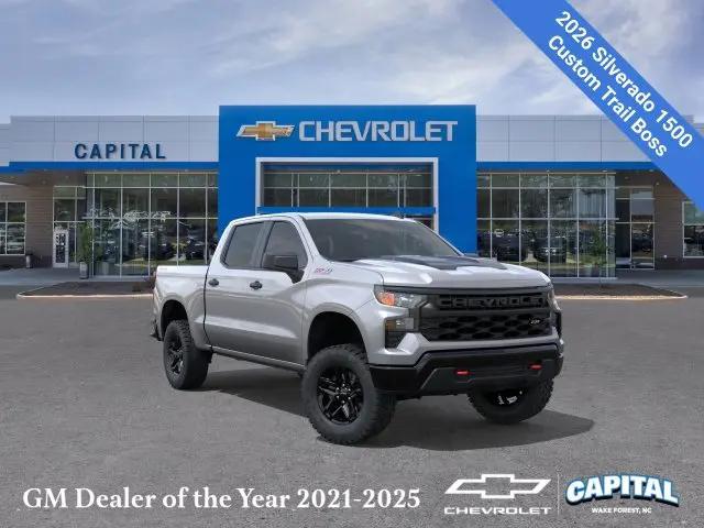 2026 Chevrolet Silverado 1500 4WD Crew Cab Short Bed Custom Trail Boss for sale in Wake Forest, NC
