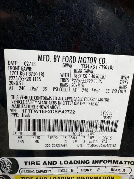 2013 Ford F-150 LARIAT
