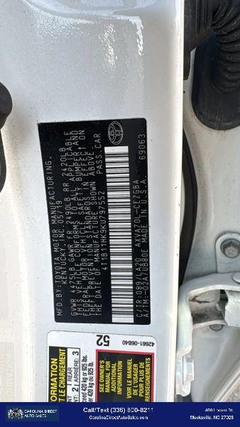 2019 Toyota Camry XLE