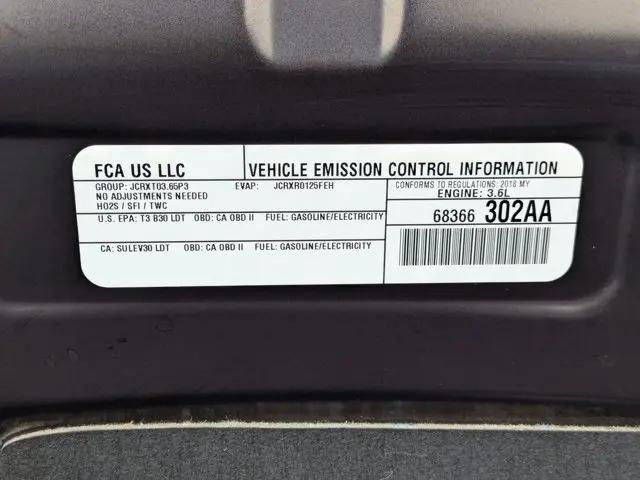 2018 Chrysler Pacifica Hybrid Limited
