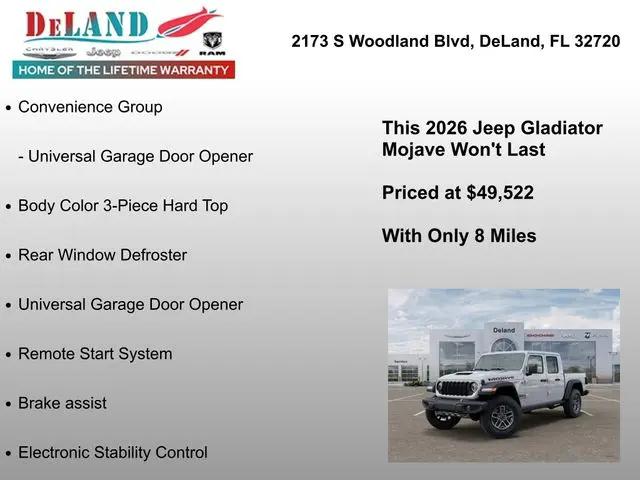 2026 Jeep Gladiator Sport