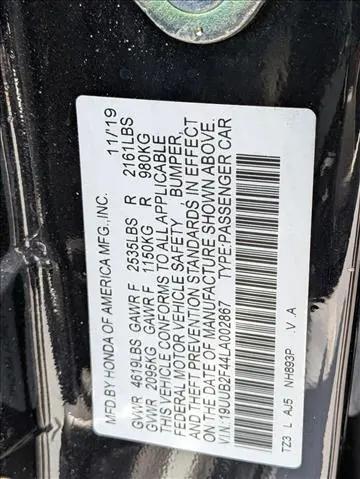 2020 Acura TLX Tech Package