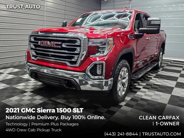 2021 GMC Sierra 1500 4WD Crew Cab Short Box SLT for sale in Sykesville, MD