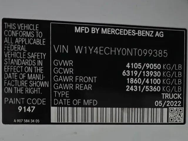 2022 Mercedes-Benz Sprinter 2500 High Roof V6