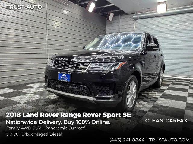 2018 Land Rover Range Rover Sport SE Td6 for sale in Sykesville, MD