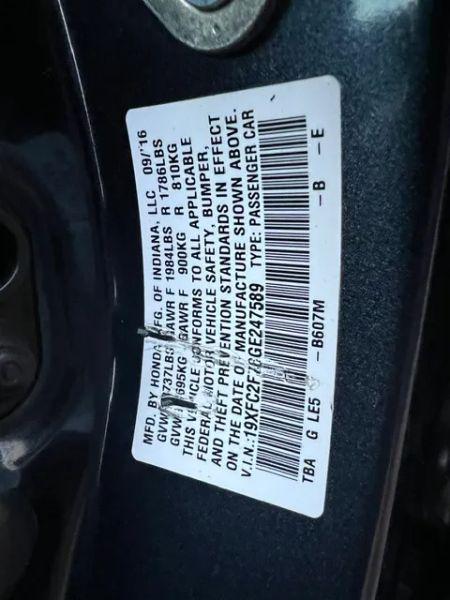 2016 Honda Civic EX