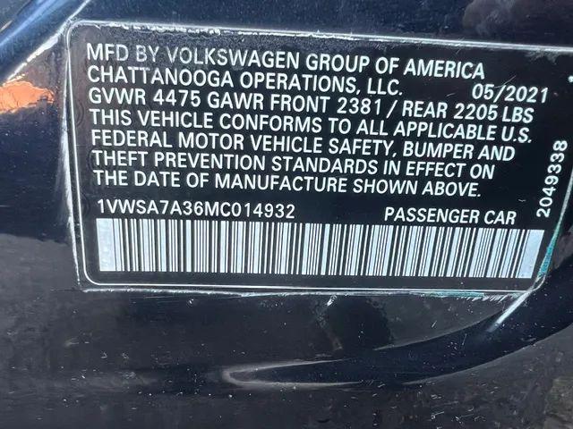 2021 Volkswagen Passat 2.0T SE