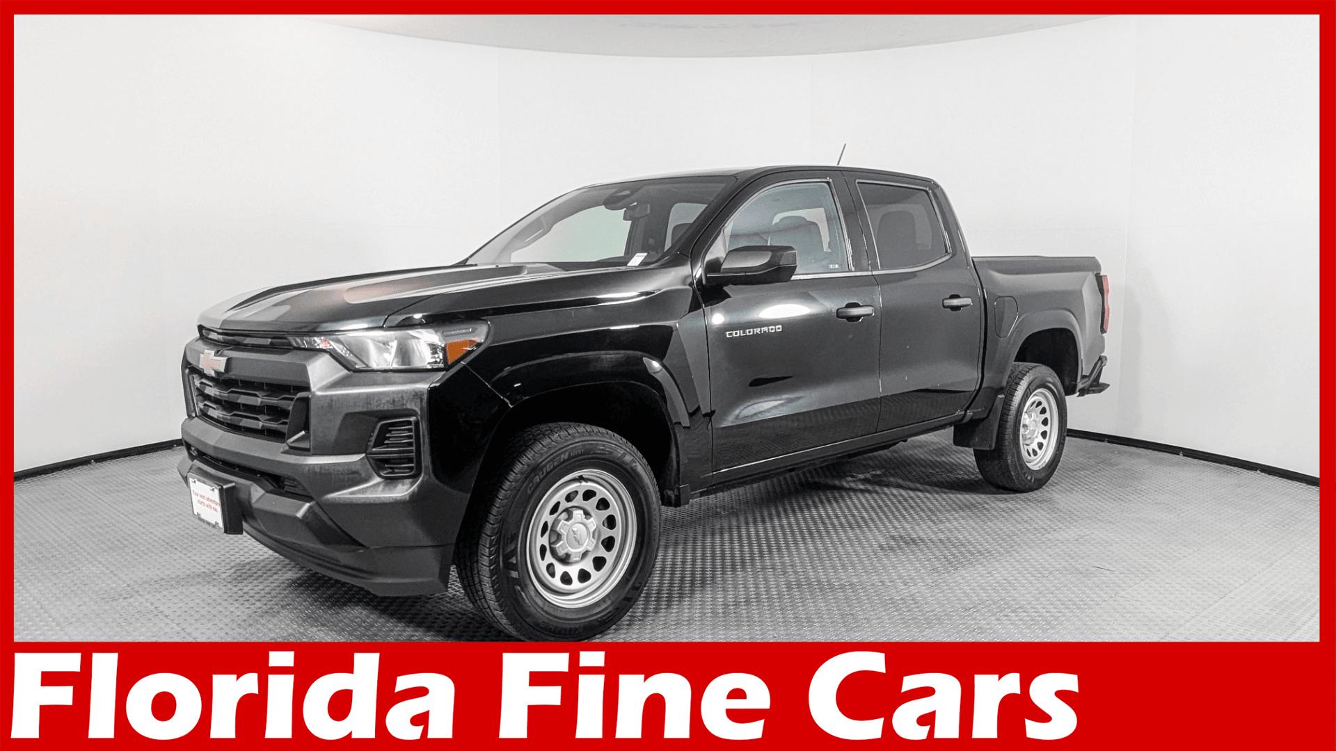 Black 2023 Chevrolet Colorado Work Truck Crew Cab RWD Pickup Truck 4X2 Automatic