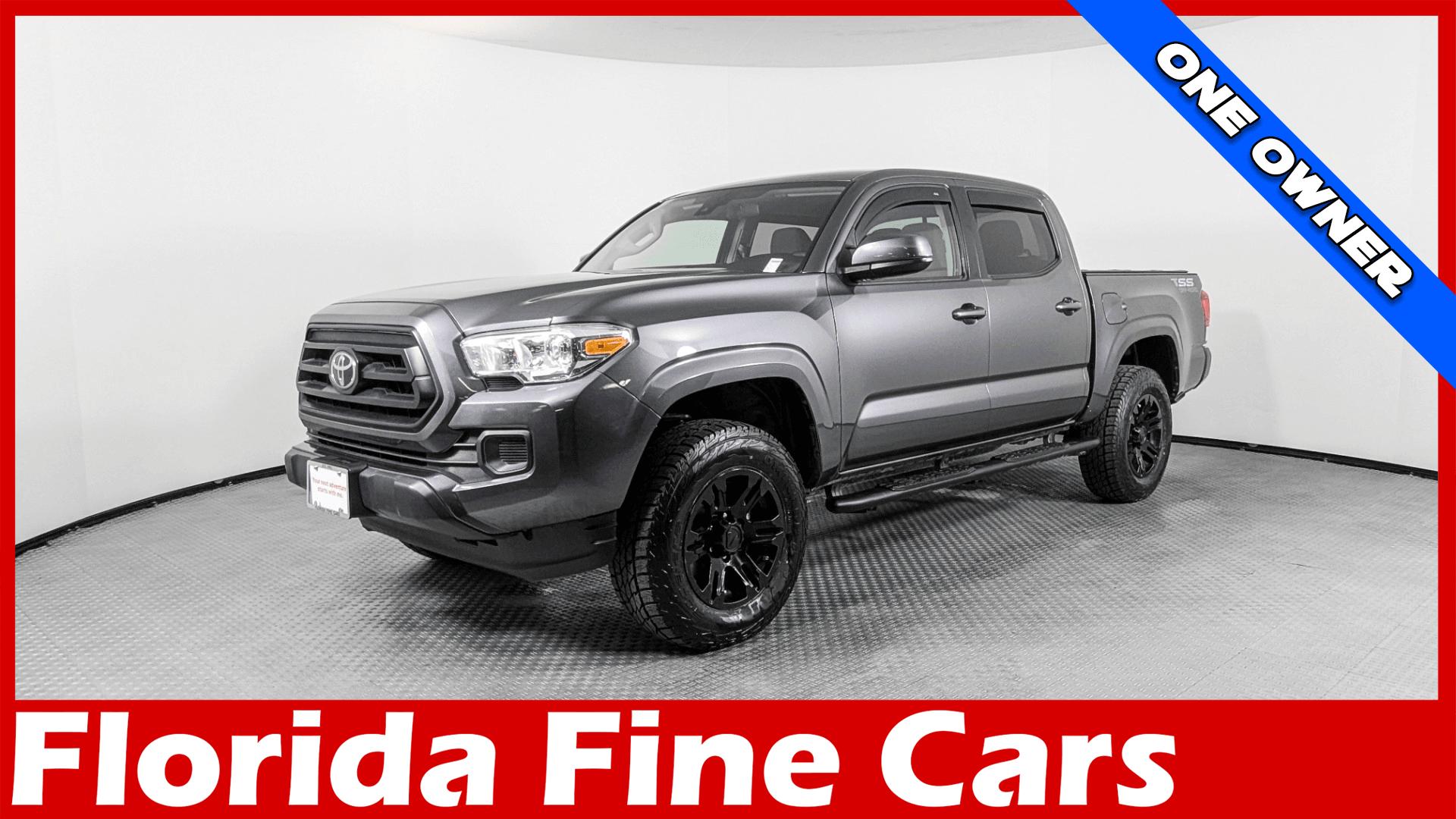 Magnetic Gray Metallic 2022 Toyota Tacoma SR I4 Double Cab RWD Pickup Truck 4X2 Automatic