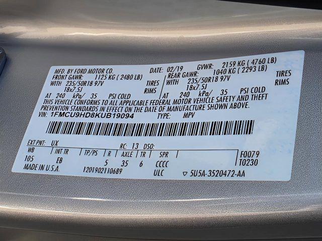 2019 Ford Escape SEL