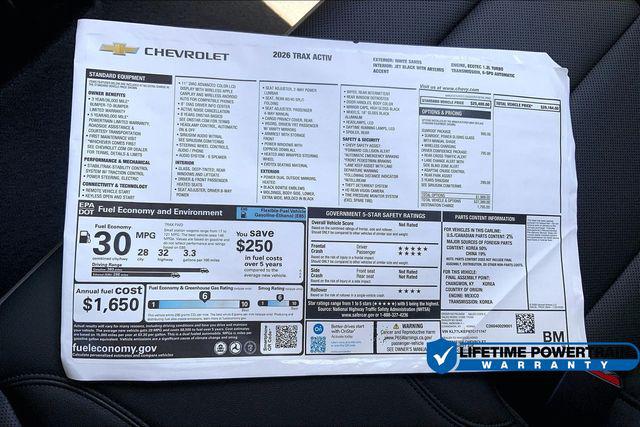 2026 Chevrolet Trax FWD ACTIV