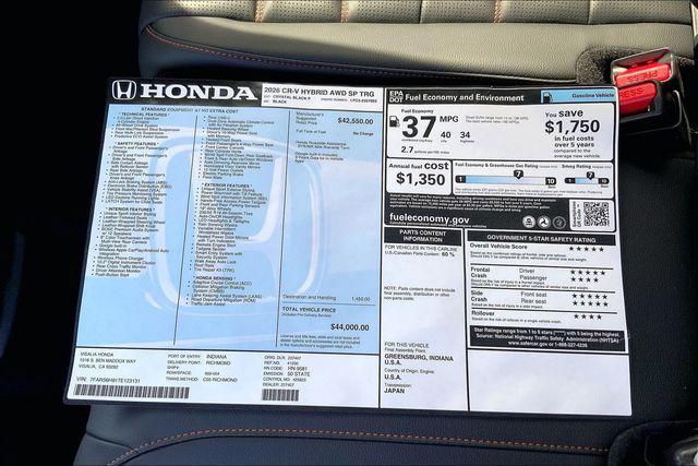 2026 Honda CR-V Hybrid AWD Sport Touring