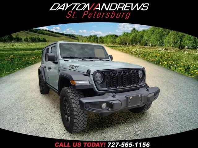 2024 Jeep Wrangler 4-Door Willys 4x4 for sale in St Petersburg, FL