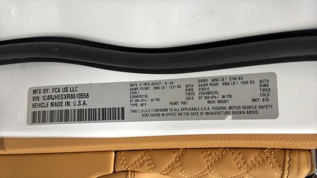 2024 Jeep Grand Cherokee Summit Reserve 4x4