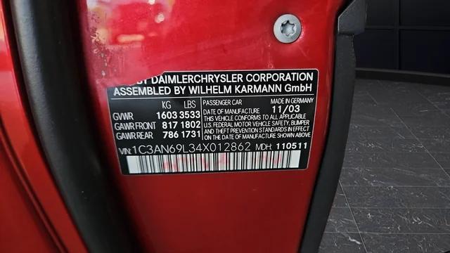2004 Chrysler Crossfire Base