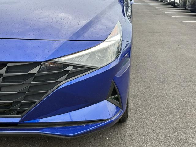 2023 Hyundai Elantra Hybrid Blue