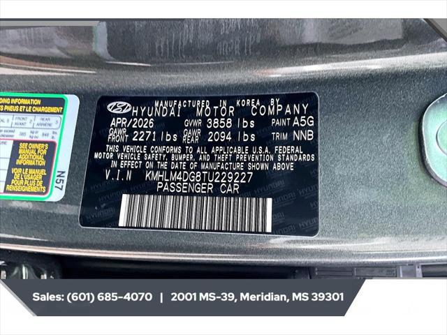 2026 Hyundai Elantra SEL Sport