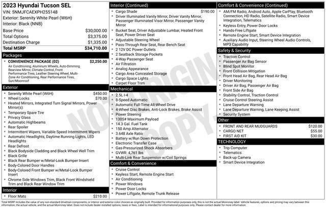 2023 Hyundai Tucson SEL