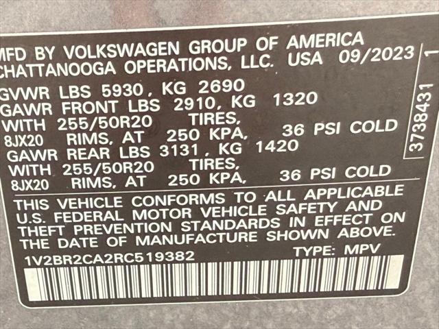 2024 Volkswagen Atlas 2.0T SEL