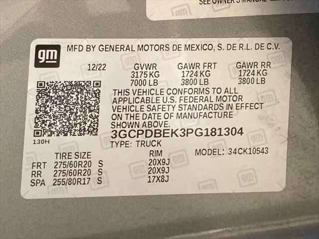 2023 Chevrolet Silverado 1500 4WD Crew Cab Short Bed Custom