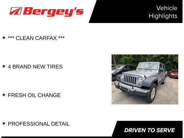 2018 Jeep Wrangler JK Unlimited Sport S 4x4