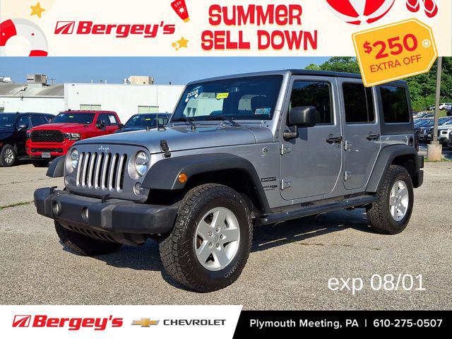 2018 Jeep Wrangler JK Unlimited Sport S 4x4 for sale in Plymouth Meeting, PA