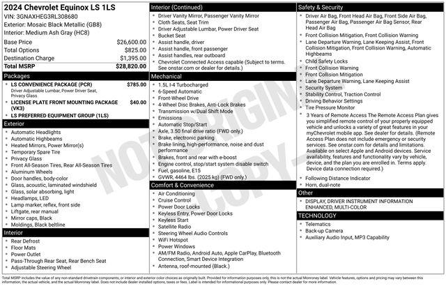 2024 Chevrolet Equinox FWD LS