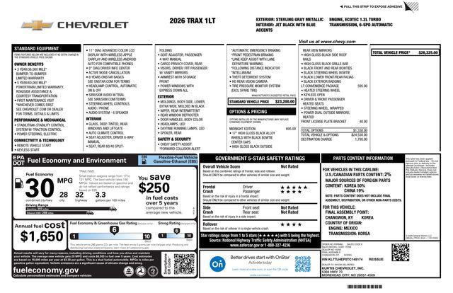 2026 Chevrolet Trax FWD LT