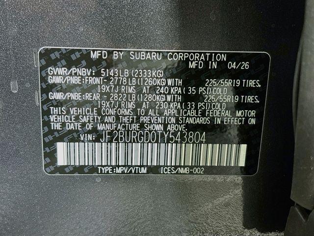 2026 Subaru Outback Limited XT