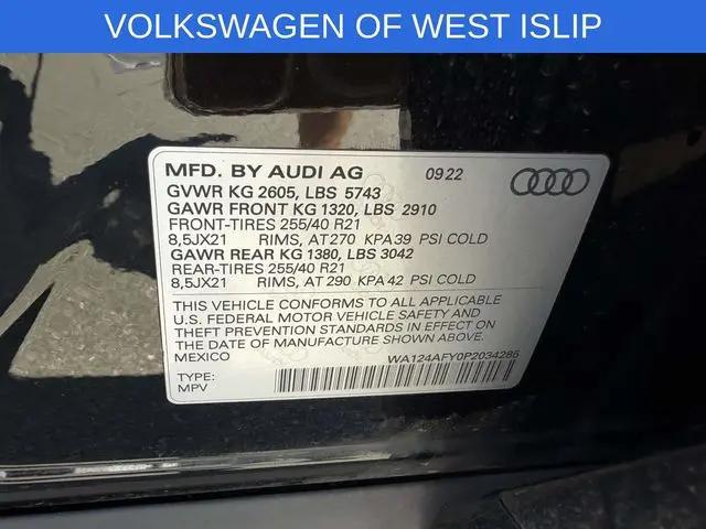 2023 Audi SQ5 Sportback Premium Plus TFSI quattro Tiptronic