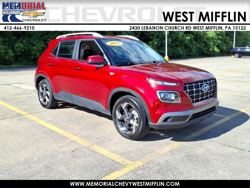 Ultimate Red 2025 Hyundai Venue SUV / Crossover Front-Wheel Drive Automatic