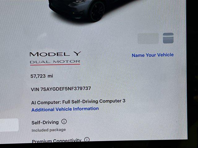 2022 Tesla Model Y Performance Dual Motor All-Wheel Drive