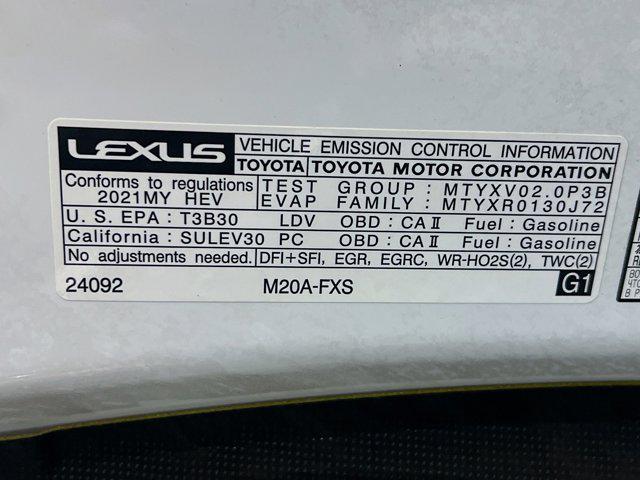 2021 Lexus UX 250h UX 250h