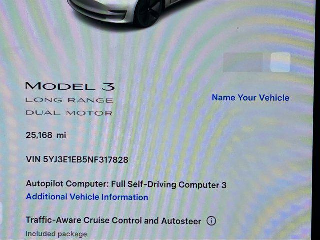 2022 Tesla Model 3 Long Range Dual Motor All-Wheel Drive