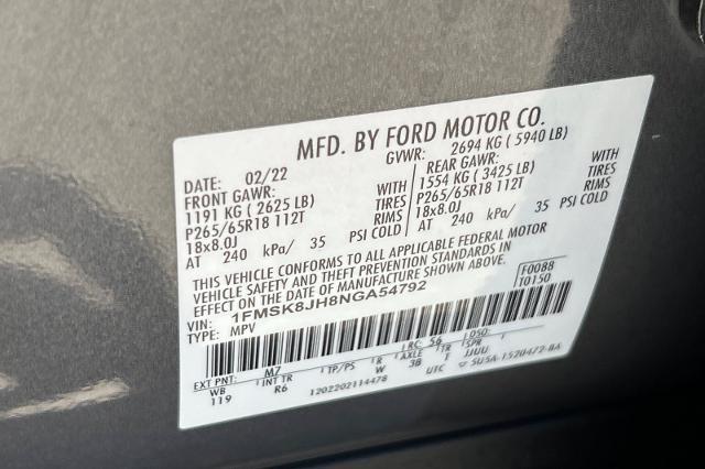 2022 Ford Explorer Timberline